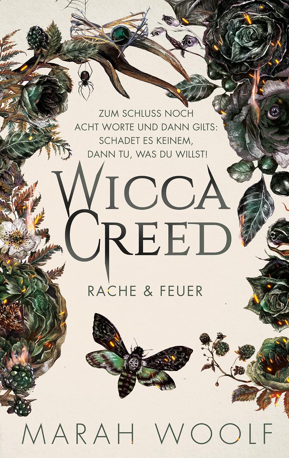 WiccaCreed | Rache & Feuer signiert (WiccaChroniken 3) ohne farbigen Buchschnitt | epische Vampire Witches Fantasy Romantasy